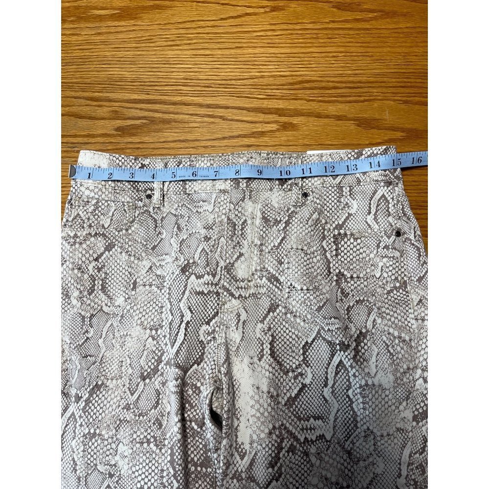 White House Black Market The High Rise Skinny Ankle Snake Pants Size 4L - Picture 14 of 15